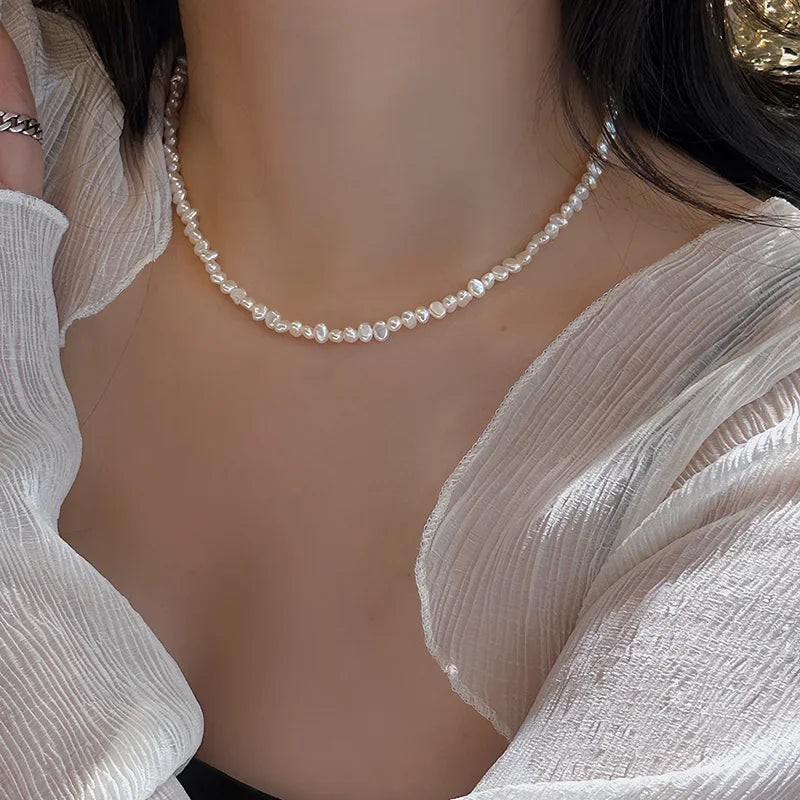 Hengsheng バロック淡水パール ネックレス