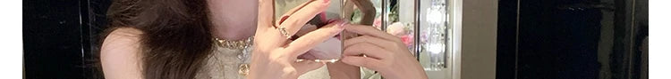 ホルターネック ノースリーブワンピース 韓国風