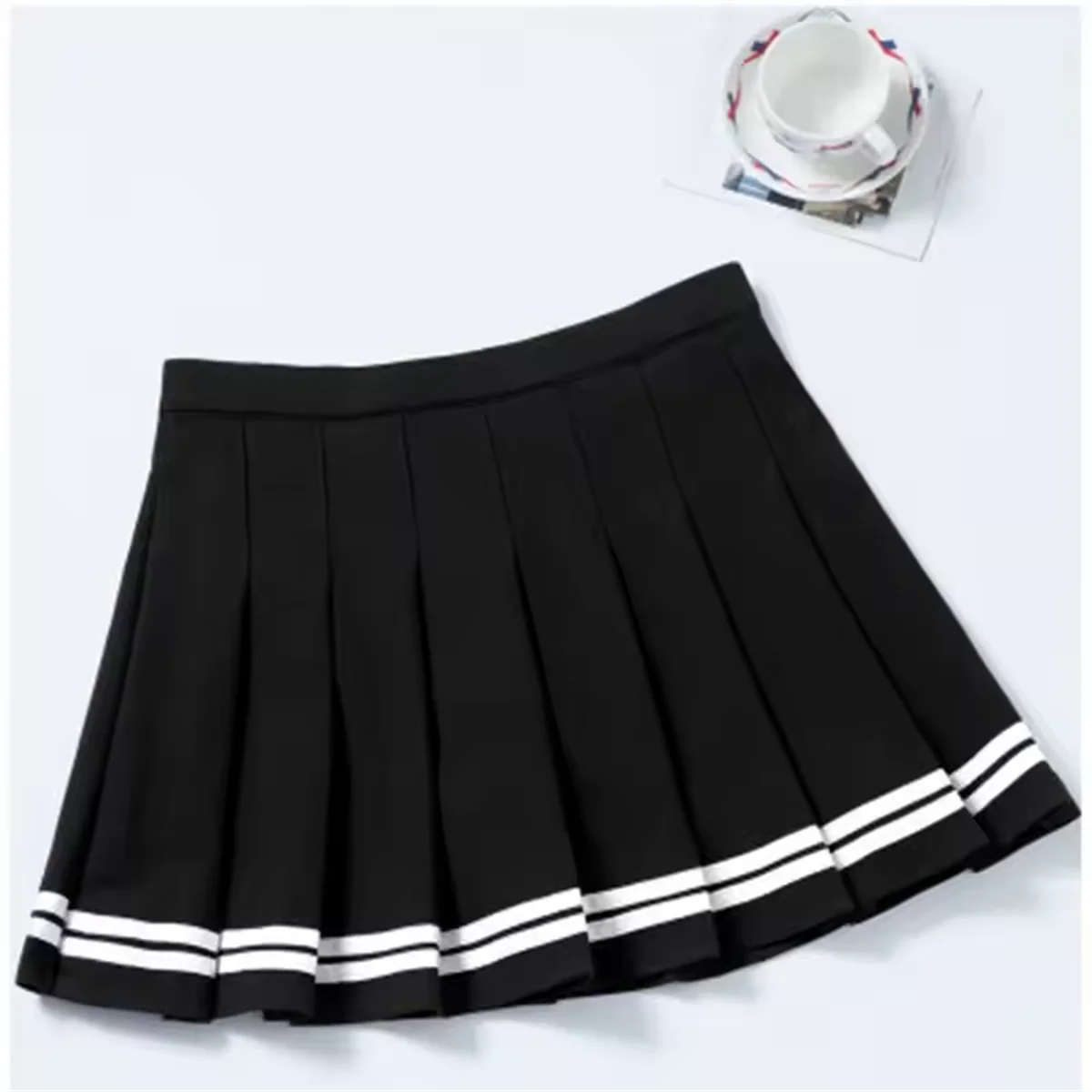 SDFBK ゴシック 黒プリーツ ミニスカート