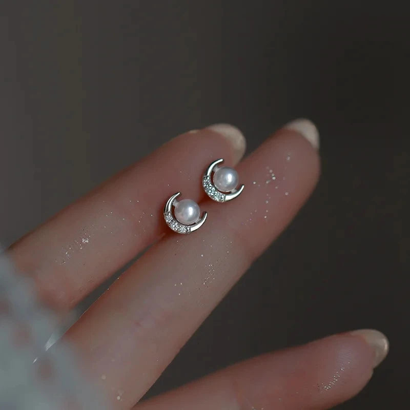 ジルコニア スターピアス シルバーカラー
