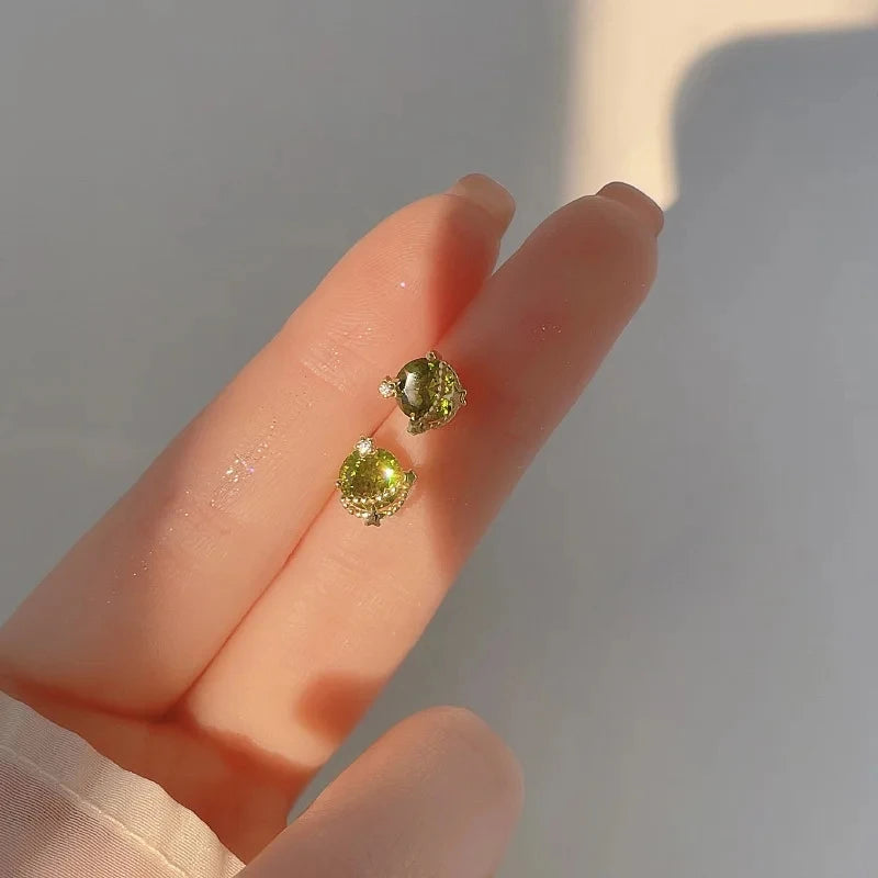 ジルコニア スターピアス シルバーカラー