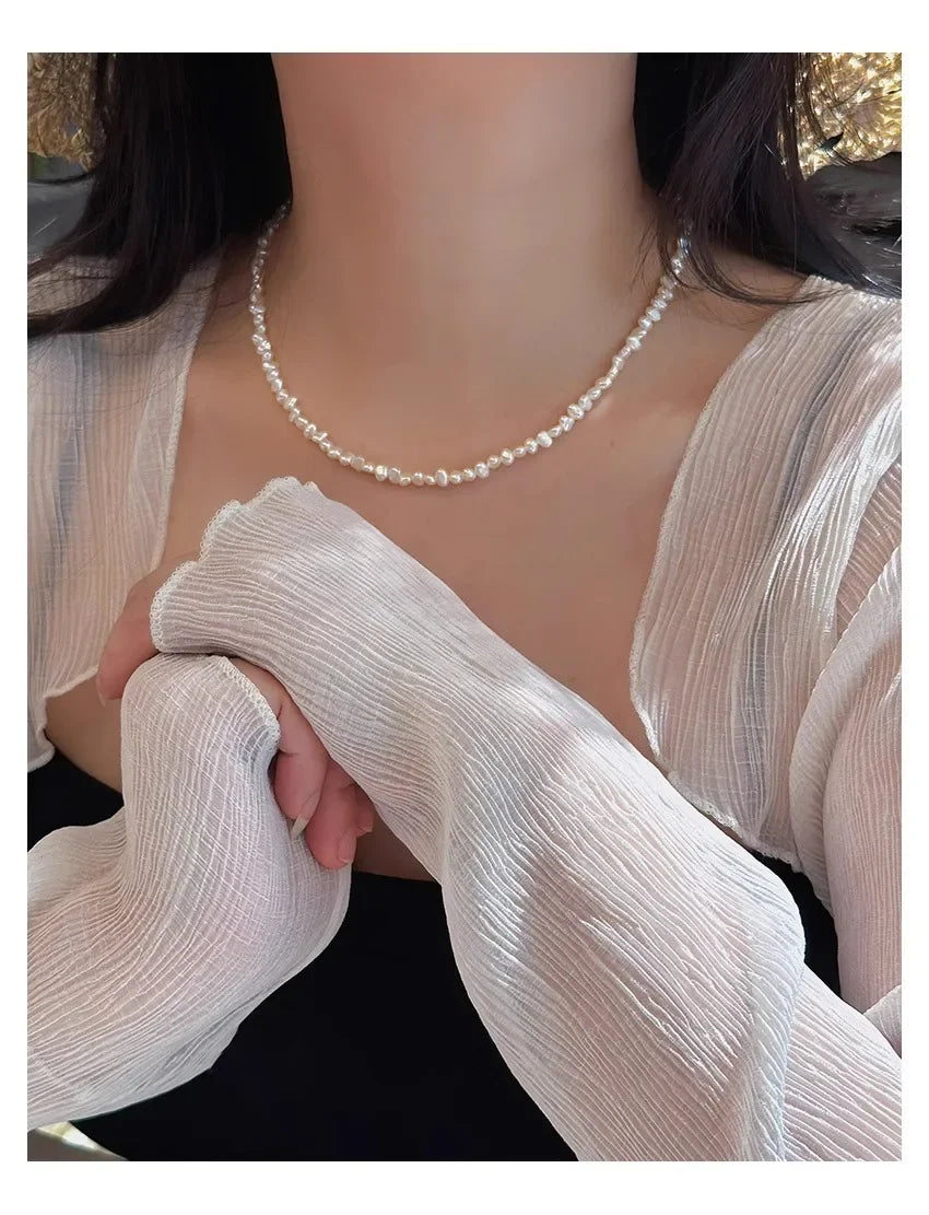 Hengsheng バロック淡水パール ネックレス