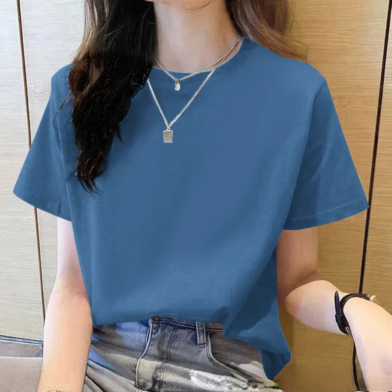 タイダイ柄 ラウンドネック 半袖Tシャツ