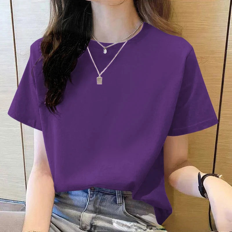 タイダイ柄 ラウンドネック 半袖Tシャツ