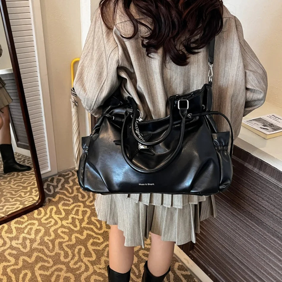 オイルワックスPU A4対応 大容量トートバッグ