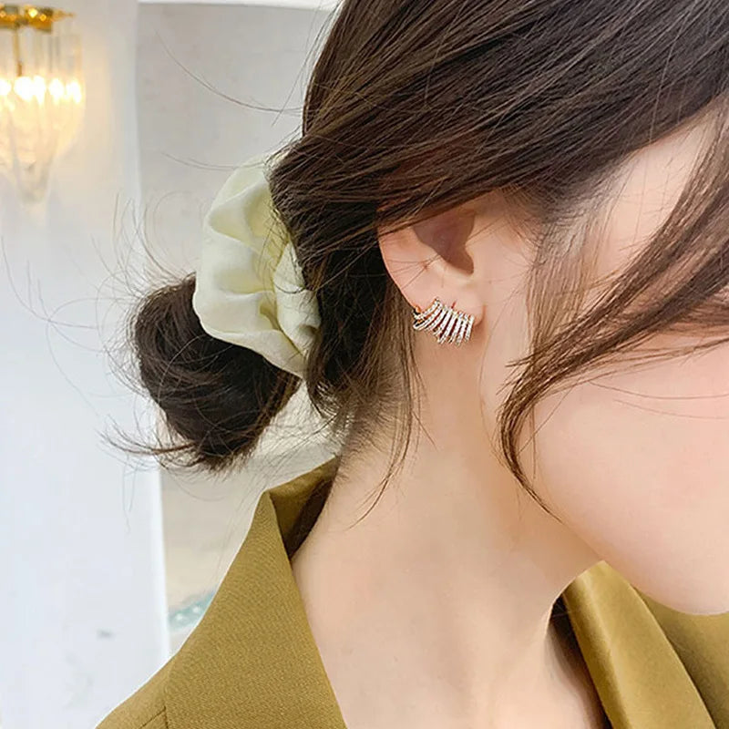 ジルコニア 小ぶりドロップピアス