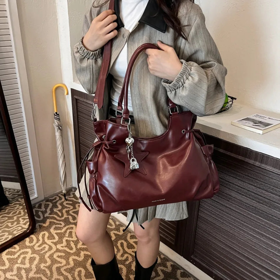 オイルワックスPU A4対応 大容量トートバッグ