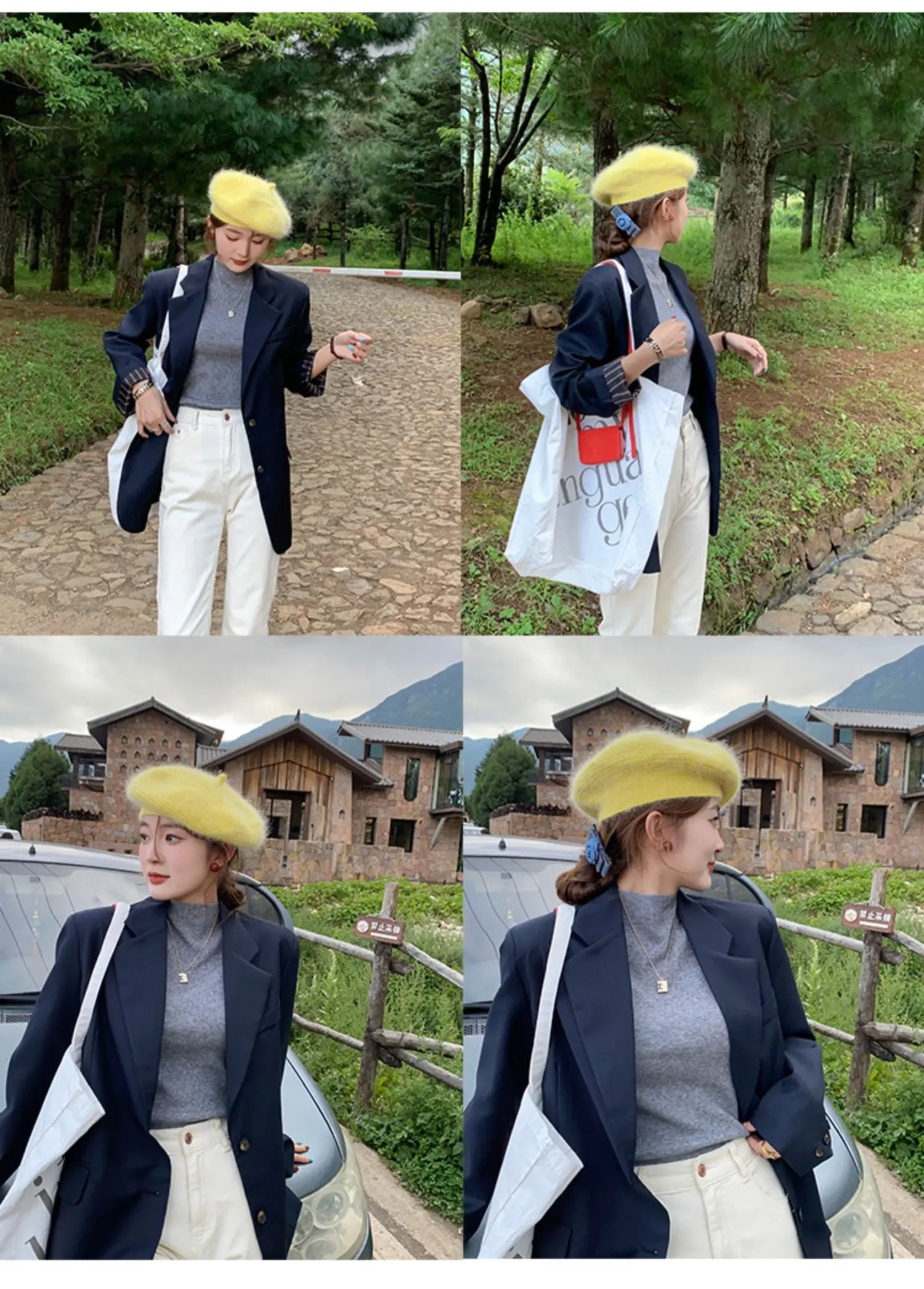 ハーフハイネック 半袖スリムTシャツ