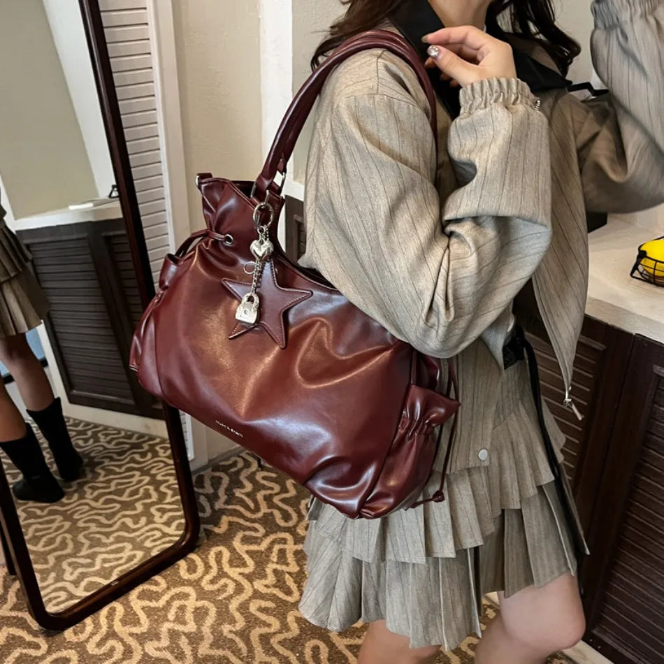 オイルワックスPU A4対応 大容量トートバッグ