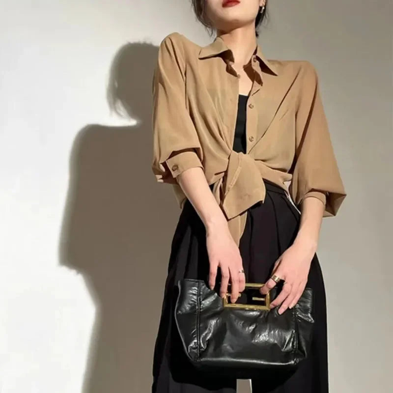 SMVP シアーシフォン 長袖UVカットシャツ