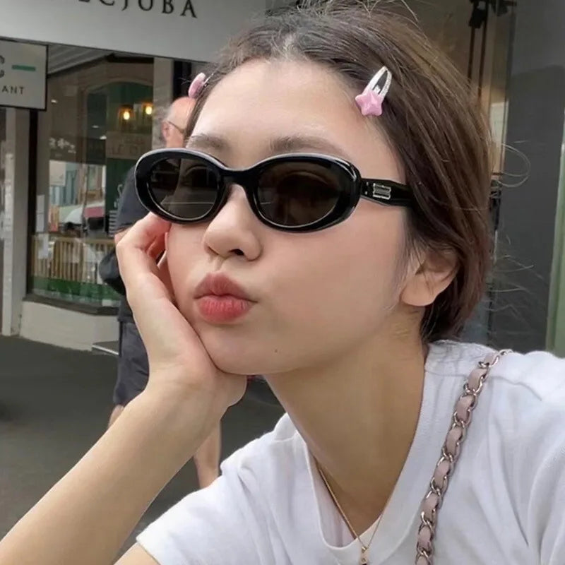 ヴィンテージ スモールオーバル サングラス