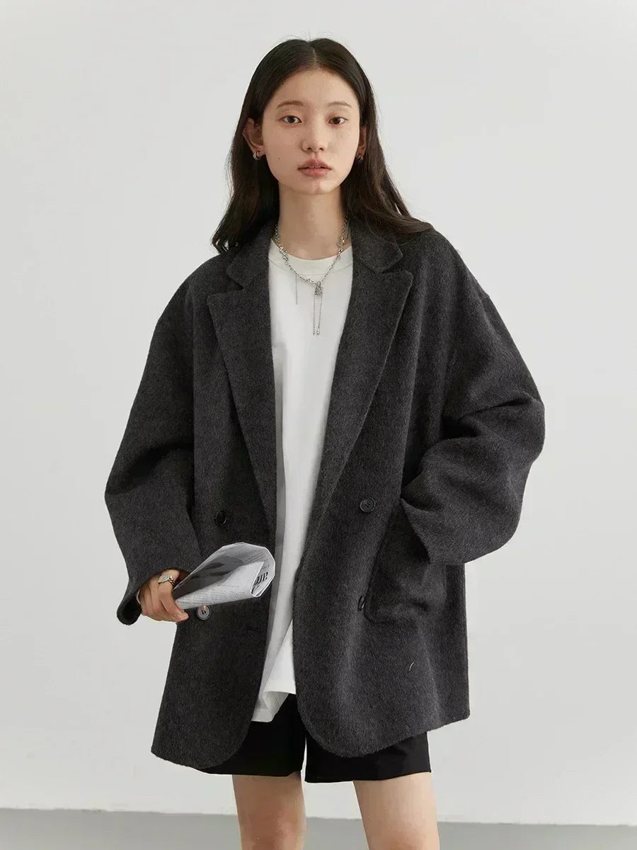 CHIC VEN ウールリバーコート