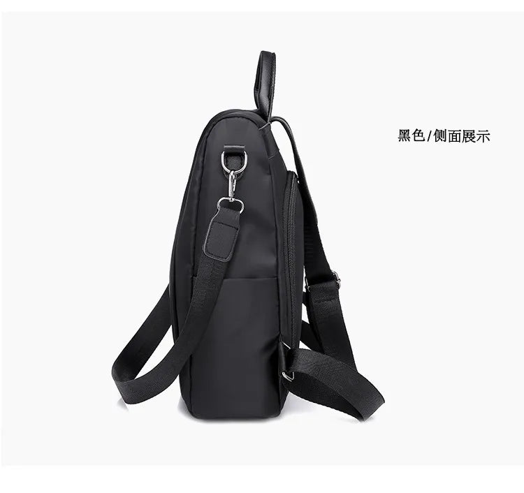 ナイロン 多機能リュック レインカバー付き