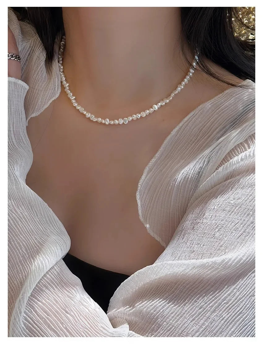 Hengsheng バロック淡水パール ネックレス