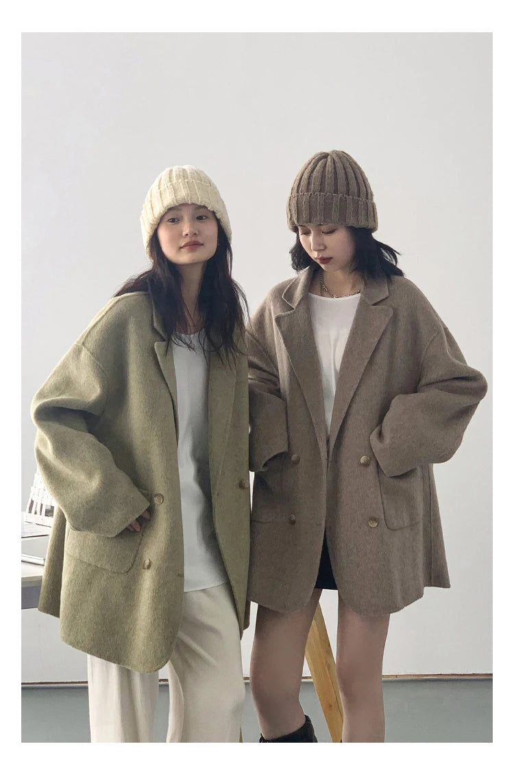 CHIC VEN ウールリバーコート