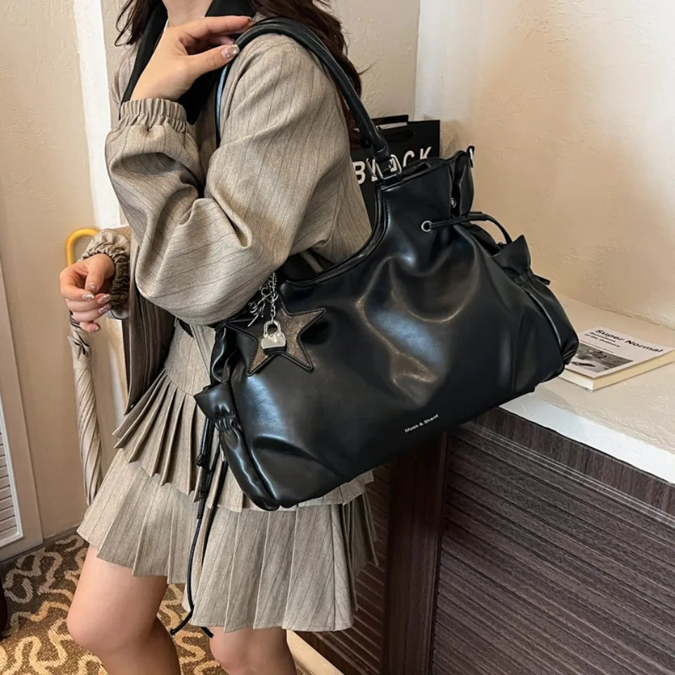 オイルワックスPU A4対応 大容量トートバッグ