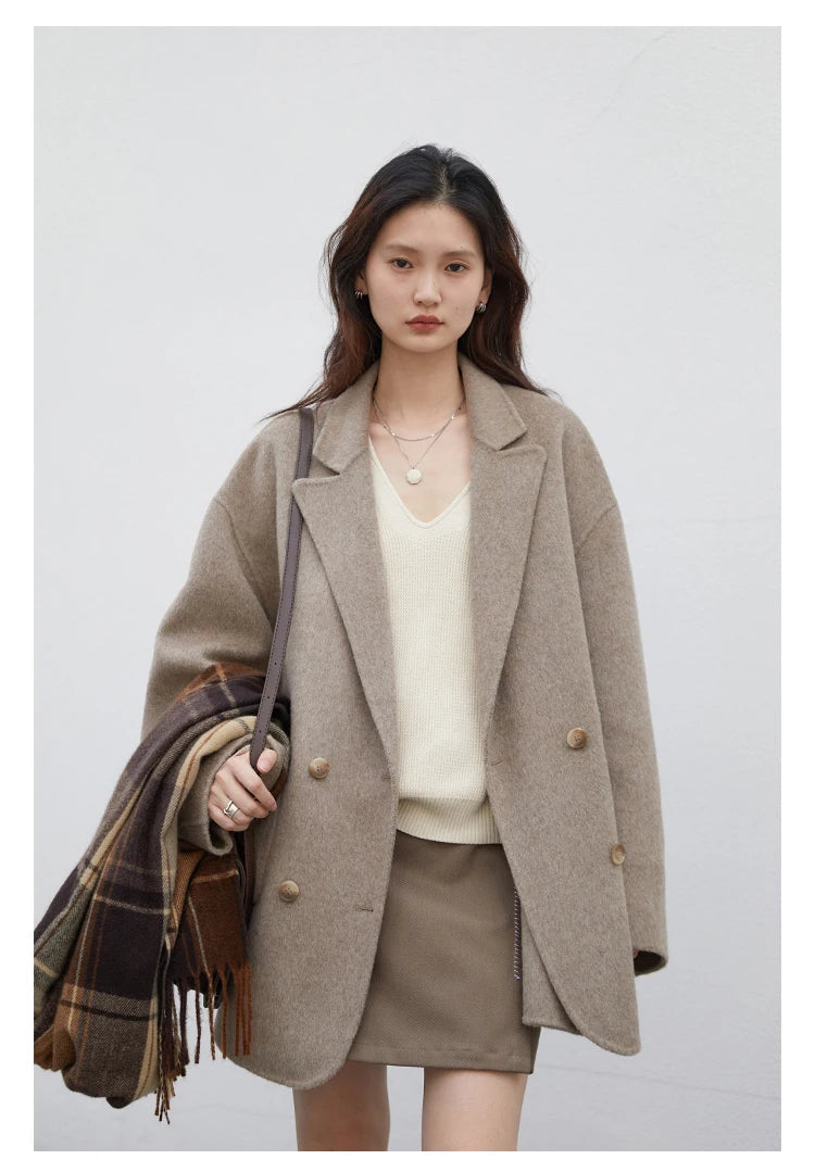 CHIC VEN ウールリバーコート