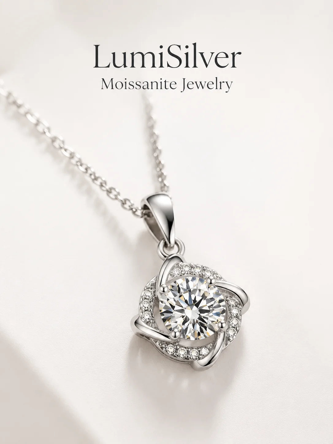 シルバー925 風車モチーフ ネックレス
