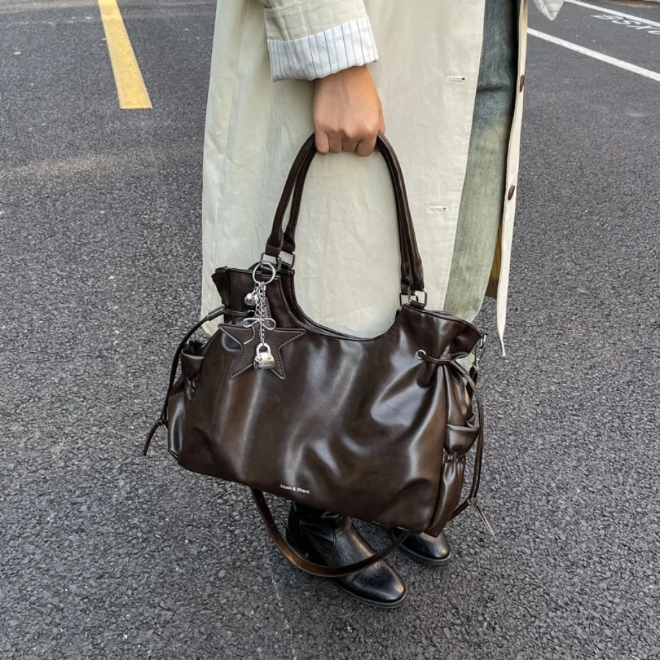 オイルワックスPU A4対応 大容量トートバッグ