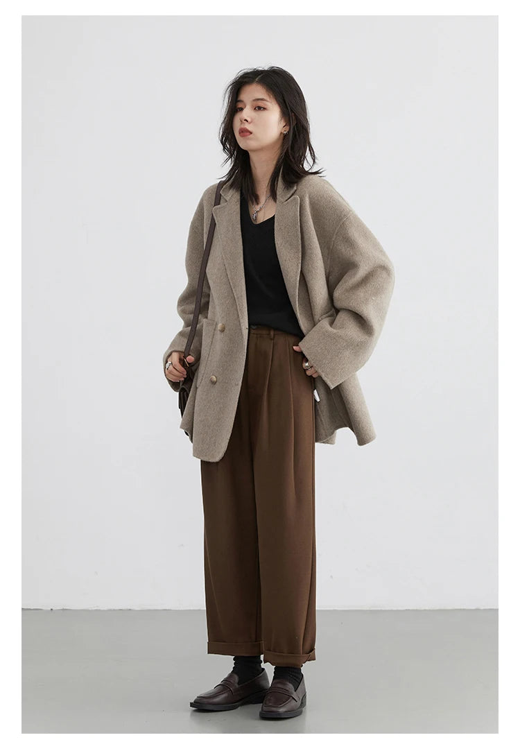 CHIC VEN ウールリバーコート